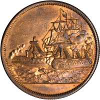 Pennsylvania--Philadelphia. Undated R. Lovett Jr. Miller-Pa 344N. Copper. 30.95 mm. MS-60 Wiped.