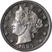 1883 Liberty Head Nickel. With CENTS. Proof-66 Cameo (PCGS).