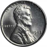 1943 Lincoln Cent. MS-67 (PCGS).