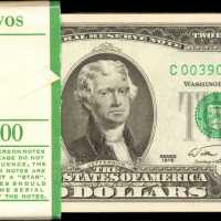 Lot of (100) Fr. 1935-C*. 1976 $2 Dollars Federal Reserve Star Notes. Philadelphia. Choice Uncircula