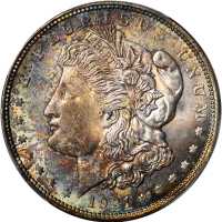 1921 Morgan Silver Dollar. MS-66 (PCGS). Gold Shield Holder.