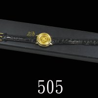 GOLDQUEST女装金质腕表，24K.999.9金，重6克，原盒证书，限量30000枚，编号2480GOLDQUEST Gold Lady Abacus Magnetic Movement Coin