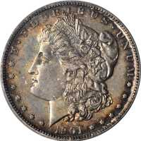 1901 Morgan Silver Dollar. Proof-64 (PCGS). CAC.