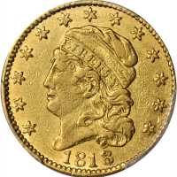 1818 Capped Head Left Half Eagle. BD-2. Rarity-4. STATESOF. AU Details--Damage (PCGS).