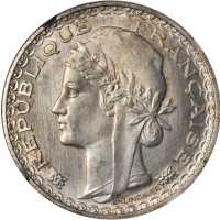 法属印度支那1931年单面代用币一组 NGC MS 64