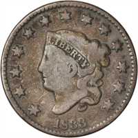 Lot of (4) Matron Head Cents.