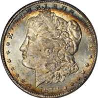 1878-CC Morgan Silver Dollar. MS-65 PL (ANACS). OH.