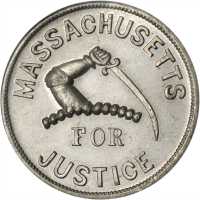 1859 Free Speech medalet. DeWitt-SL 1859-2. White metal. MS-64 (NGC).