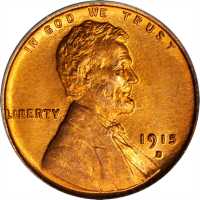 1915-D Lincoln Cent. MS-66 RD (PCGS). CAC.