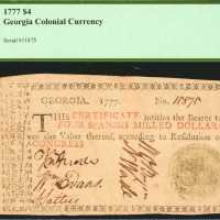 GA-86. Georgia. 1777. $4. No Resolution Date. PCGS Very Fine 35 PPQ.