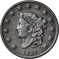 1831 Matron Head Cent. N-11. Rarity-2. Medium Letters. VF-20 Porous, Surfaces Smoothed.