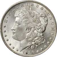 1886-O Morgan Silver Dollar. MS-64 (PCGS).