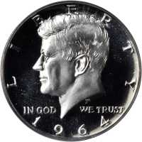 1964 Kennedy Half Dollar. Proof-68 Deep Cameo (PCGS).