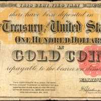 Fr. 1215. 1922 $100 Gold Certificate. Very Good-Fine.