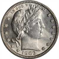 1903 Barber Quarter. MS-65 (PCGS). CAC.