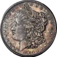 1880-S Morgan Silver Dollar. MS-65 (PCGS).