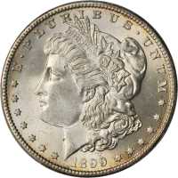 1899-S Morgan Silver Dollar. MS-64 (PCGS).