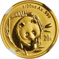 2003年20元。熊猫系列。
