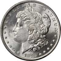 1878-S Morgan Silver Dollar. MS-65+ (PCGS).