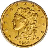 1834 Classic Head Half Eagle. McCloskey-2. Second Head, Small Plain 4. AU Details--Cleaned (PCGS).