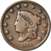 Lot of (4) Matron Head Cents.