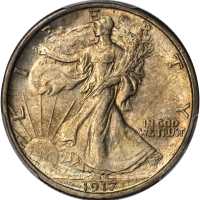 1917 Walking Liberty Half Dollar. MS-64 (PCGS). CAC.