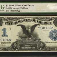 Fr. 229. 1899 $1 Silver Certificate. PMG Extremely Fine 40.