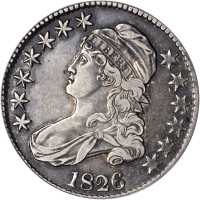 1826 Capped Bust Half Dollar. O-115. Rarity-5-. VF-30 (ANACS).