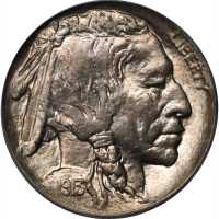 1913-S Buffalo Nickel. Type I. MS-65 (PCGS).