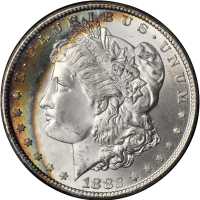 1882-CC GSA Morgan Silver Dollar. MS-65+ * (NGC). CAC.