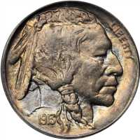 1913 Buffalo Nickel. Type I. MS-65 (PCGS).