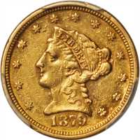 1879 Liberty Head Quarter Eagle. AU-55 (PCGS).