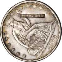 WEBB & LEE on an 1859-O Liberty Seated half dollar. Brunk-Unlisted, Rulau-Unlisted. Host coin EF.