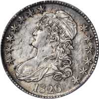 1826 Capped Bust Half Dollar. O-118a. Rarity-1. AU-55 (PCGS). CAC.