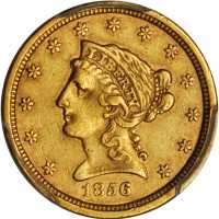1856-S Liberty Head Quarter Eagle. EF-40 (PCGS).