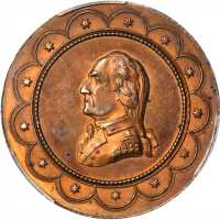 Undated (ca. 1862) George Hampden Lovetts Headquarters Series -- No. 9, Dobbs Ferry.  Copper. 28 mm.