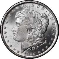 1884-CC GSA Morgan Silver Dollar. MS-64 (ANACS).