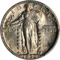 1920-S Standing Liberty Quarter. AU-58 (PCGS).