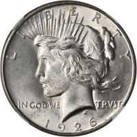 1926-D Peace Silver Dollar. Unc Details--Obverse Improperly Cleaned (NGC).