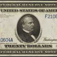 Fr. 984 (W-2270-F-b). 1914 $20 Federal Reserve Note. Atlanta. PCGS Superb Gem New 67 PPQ.