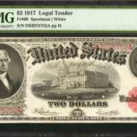 Fr. 60. 1917 $2 Legal Tender Note. PMG Choice Very Fine 35.