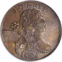 1804 (1860s) Draped Bust Cent. Private 