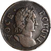 1760 Voce Populi Halfpenny. Nelson-4, Zelinka 2-A, W-13820. Rarity-3. VF-35 (PCGS). Gold Shield Hold