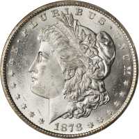 1878-CC Morgan Silver Dollar. MS-65 (NGC).
