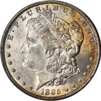 1885-O Morgan Silver Dollar. MS-65 (PCGS). CAC.