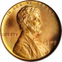 1909 Lincoln Cent. V.D.B. FS-1101. Doubled Die Obverse. MS-66 RD (PCGS). CAC.