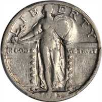 1923-S Standing Liberty Quarter. VF-25 (PCGS).