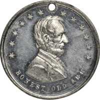 1864 Abraham Lincoln. DeWitt-AL 1864-4. White metal. 33.9 mm. Mint State.