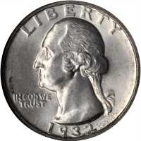 1932-S Washington Quarter. MS-63 (NGC).