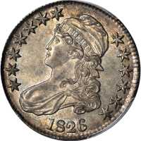 1826 Capped Bust Half Dollar. O-116a. Rarity-1. MS-63 (PCGS).